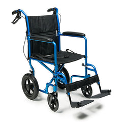 Graham Field 12" Deluxe Aluminum Rear Wheel Transport Chair
