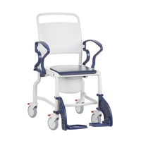 TR Equipment Rebotec Bonn Shower Commode Chair – Durable Mobile Hygiene Chair with Reversible Hygiene Seat