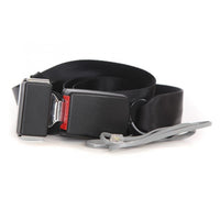 Proactive Medical Push-Button Buckle Seatbelt Sensor | Wheelchair Fall Prevention Alarm Belt with Automobile-Style Release