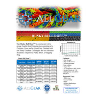 All Gear Husky Bull Rope™ Composite Rigging Line