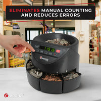 C100 Coin Counter and Sorter