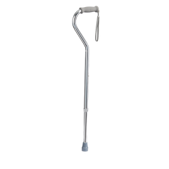 Rhythm Healthcare Aluminum Adjustable Offset Walking Cane
