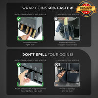Cassida C300 Coin Counter, Sorter and Wrapper/Roller
