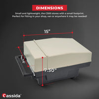 Cassida C500 Compact & Portable Coin Counter/Off-Sorter - Tan/Black