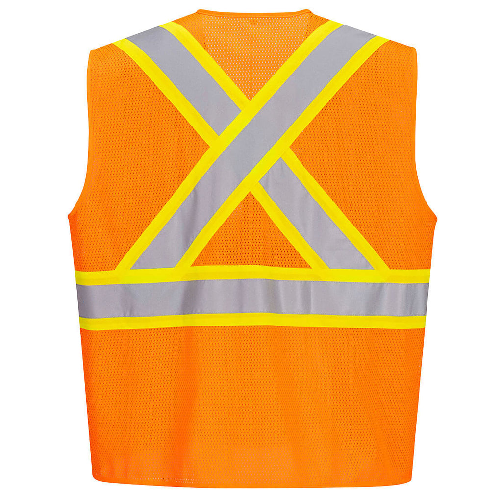 Portwest CA101 X-Back Contrast Tape Vest