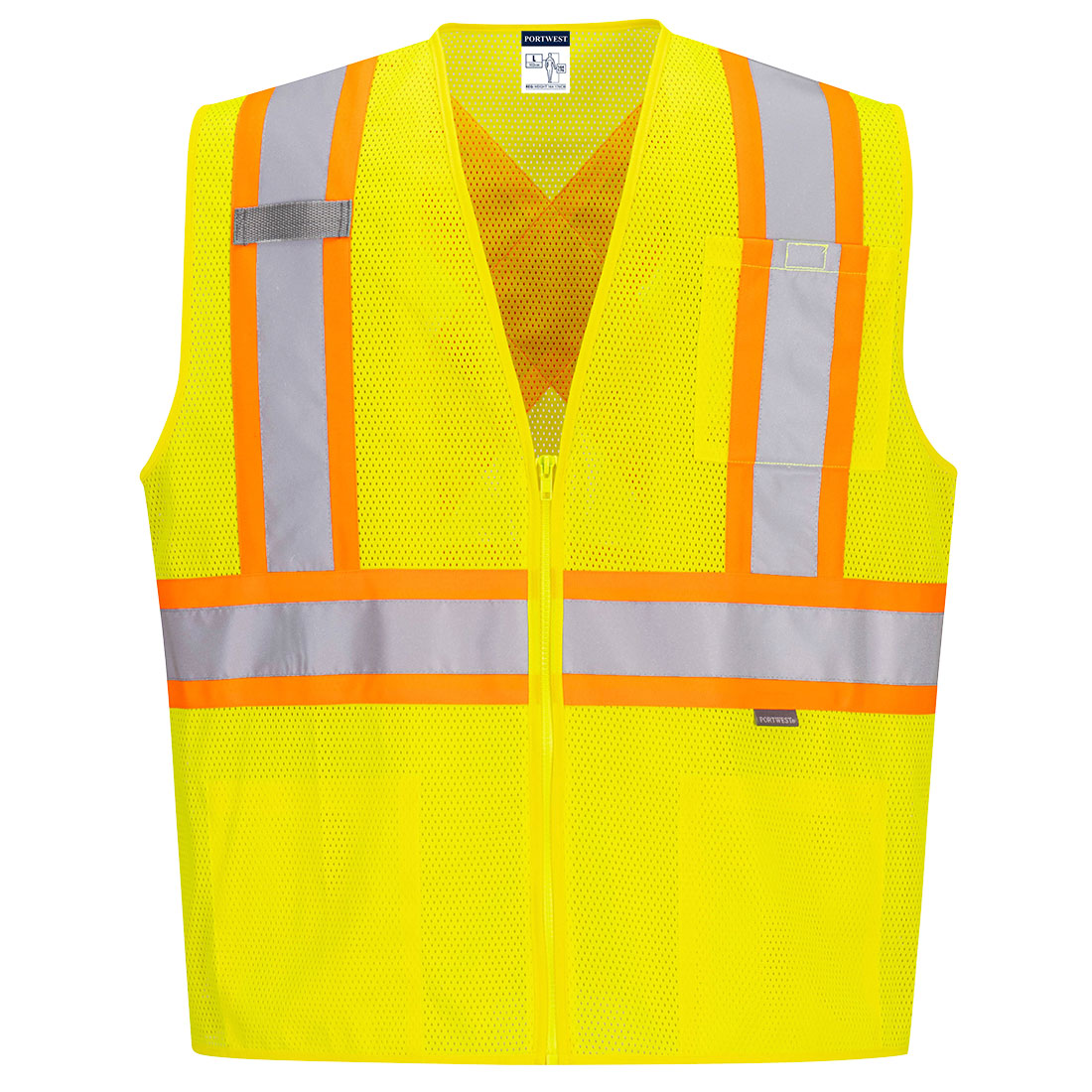 Portwest CA101 X-Back Contrast Tape Vest
