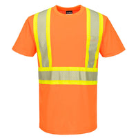 Portwest CA112 Hi-Vis X Back T-Shirt S/S
