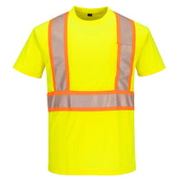 Portwest CA112 Hi-Vis X Back T-Shirt S/S