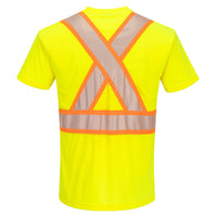 Portwest CA112 Hi-Vis X Back T-Shirt S/S