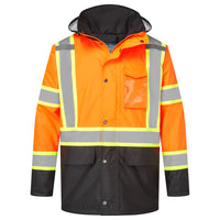 Portwest CA369 Hi-Vis X Back Contrast Winter Traffic Jacket