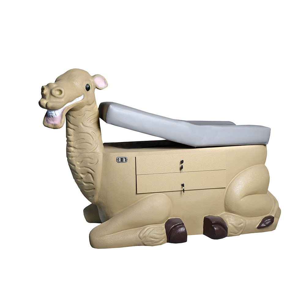 Pedia Pals Zoopal Camel Pediatric Exam Table with 400 lb Weight Capacity for Anxiety-Reducing Clinical Care