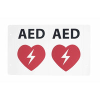 Cubix Safety Custom-Branded Transforming AED Wall Sign