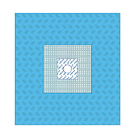 SUBMED CVC (Central Venous Catheter) Drapes with Adhesive Fenestration, Transparent Panel