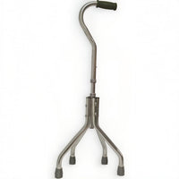 Convaquip 840-350 Bariatric Aluminum Quad Cane | 350 lbs Capacity Stability Aid