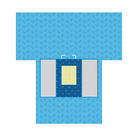 SUBMED Cardiovascular Drape with Integrated Instrument Pads
