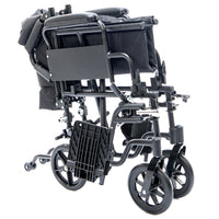Proactive Medical Protekt Cambria Convertible Wheelchair and Transport Chair 2-in-1 Combo