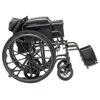 Proactive Medical Protekt Cambria Convertible Wheelchair and Transport Chair 2-in-1 Combo