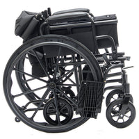 Proactive Medical Protekt Cambria Convertible Wheelchair and Transport Chair 2-in-1 Combo