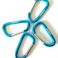 Aquapac Anodized Aluminum Carabiners – Corrosion-Resistant Accessory Clips (Pack of 4)