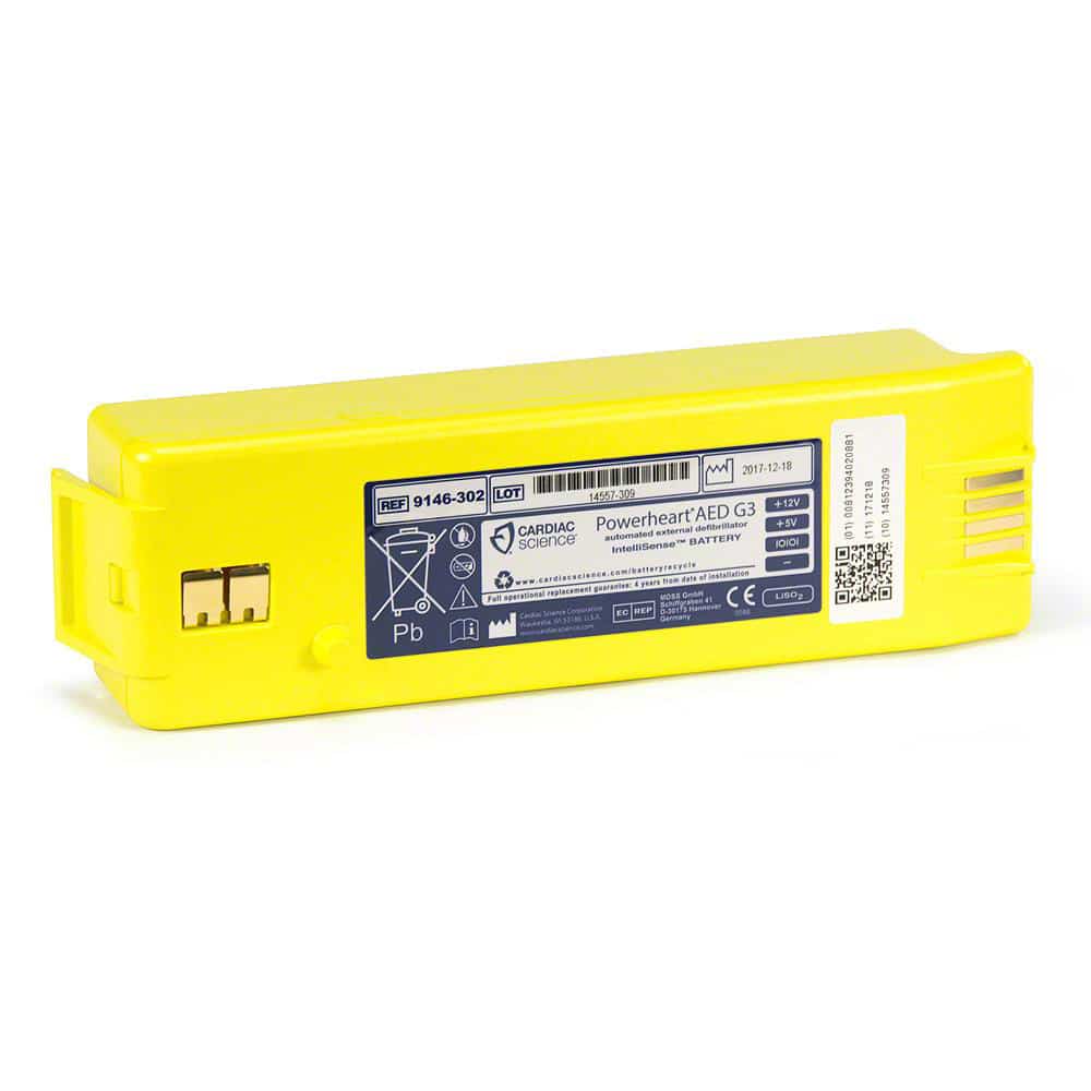 Cardiac Science Powerheart AED G3 Intellisense Lithium Battery | Medical-Grade Power for G3 Plus and Pro Models