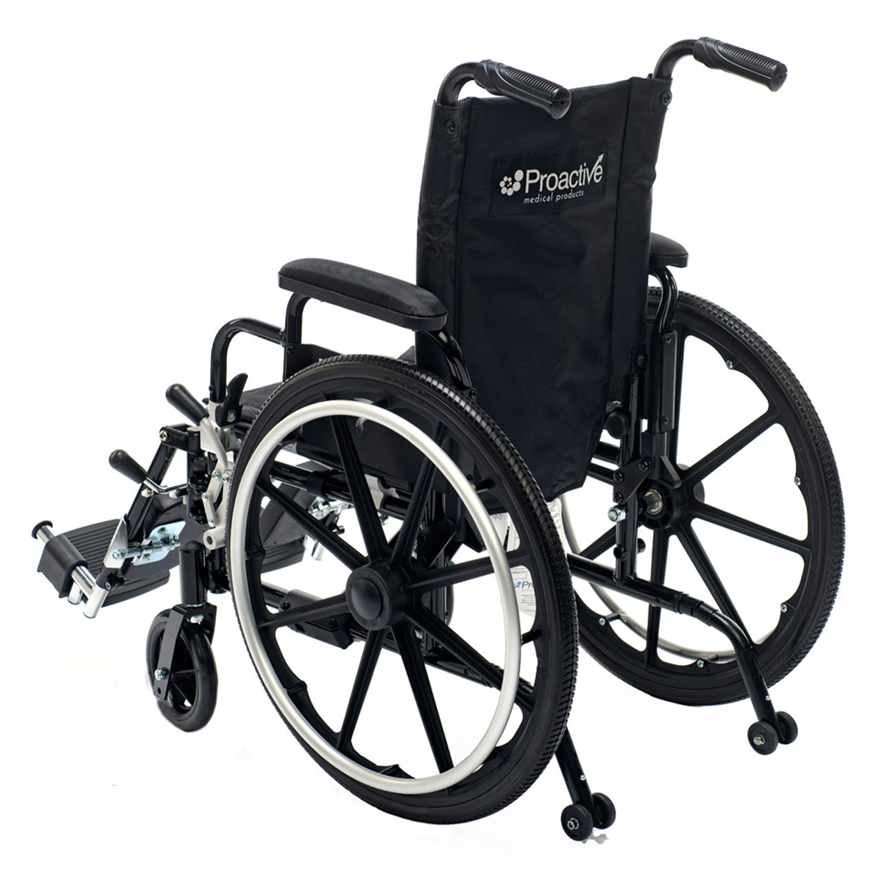 Proactive Medical Chariot IV XTC Pediatric Wheelchair with Height-Adjustable Seating and Flip-Back Arms