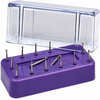 Jorgensen Labs Dental Burr Block - Professional Autoclavable Organizer