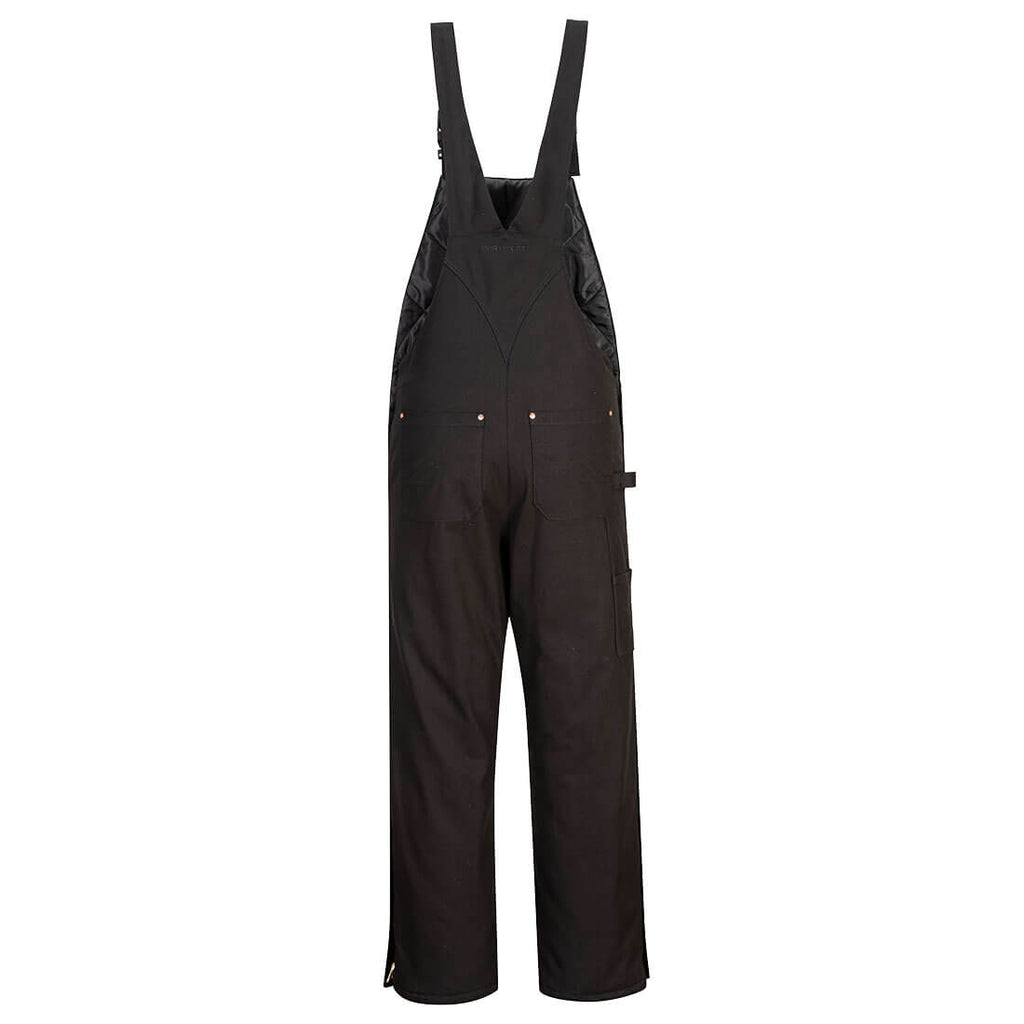 Portwest DC802 DuraDuck Work Quilt Lined Bib and Brace