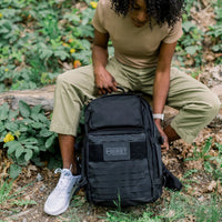MERET Delta 37L Black Backpack