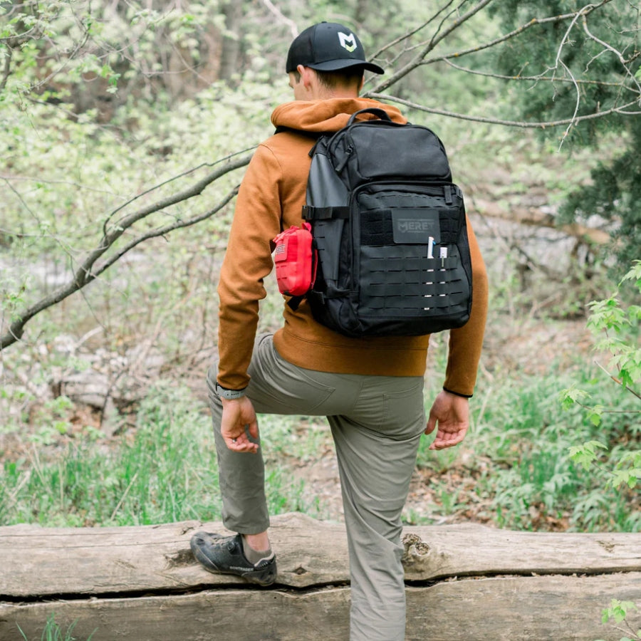 MERET Delta 37L Black Backpack