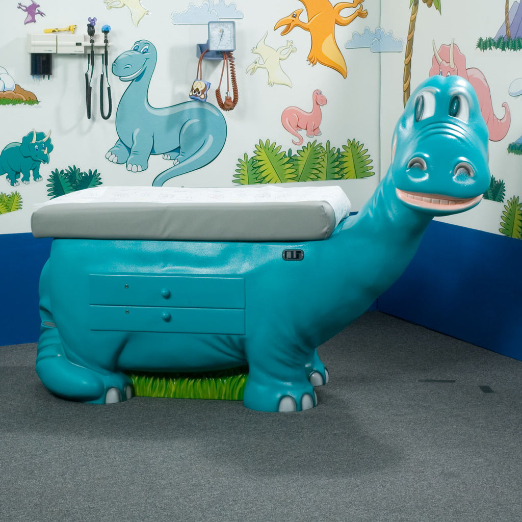Pedia Pals ZooPals Dinosaur Theme Pediatric Environment Pack – Complete Clinical Room Patient-Friendly Outfitting Assembly