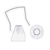 SUBMED Sterile C-Arm Cover Set with Clips