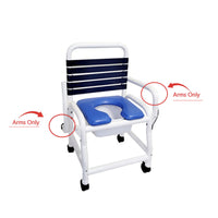 Mor-Medical Deluxe 5-in-1 Shower Chair Seamless Infection-Control, 310 Capacity