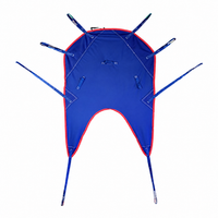 Proactive Medical Divided Leg Sling with Head Support | Breathable Mesh Patient Lift Sling
