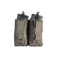 HighCom Armor Scorpion Double Open-Top M4 Kydex Insert Magazine Pouch | Tactical MOLLE-Compatible Dual Rifle Magazine Carrier