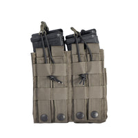HighCom Scorpion Double Stacker M4 Mag Pouch | Tactical 1000D CORDURA® 4-Magazine MOLLE Carrier