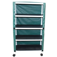 MJM Echo 4-Shelf Utility Linen Cart