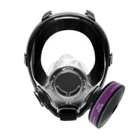 Elmridge Protection E600-2 Full Face Gas Mask and HEPA Filter Kit | Biological and Fentanyl Defense