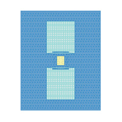 SUBMED Ophthalmic Eye Surgery Drape with Fluid Collection Pouches and Incise Film