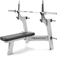 Freemotion Free Weights Olympic Flat Bench — High-Capacity Horizontal Chest Press Station