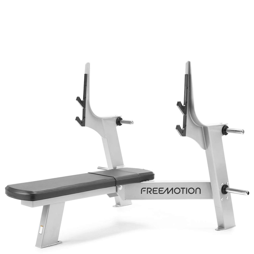 Freemotion Free Weights Olympic Flat Bench — High-Capacity Horizontal Chest Press Station