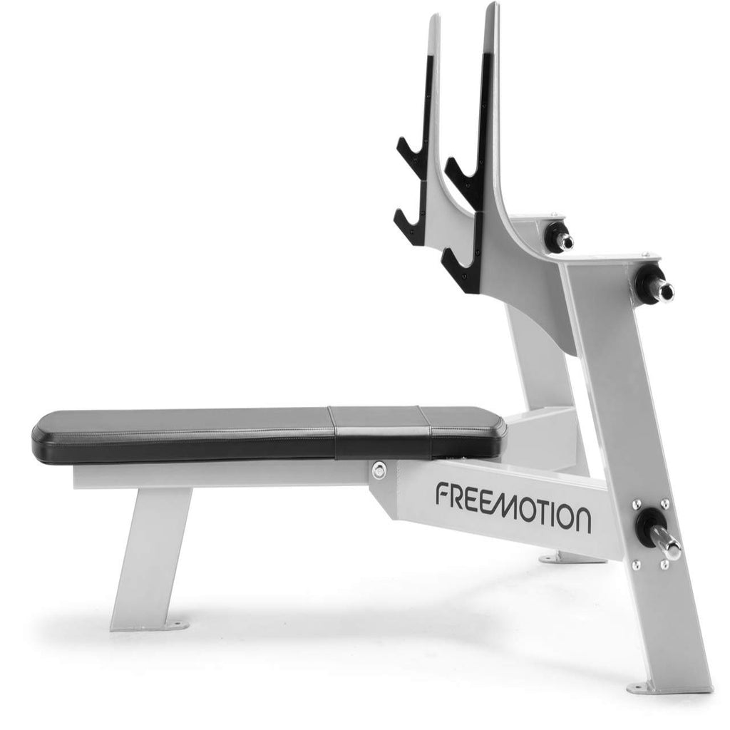 Freemotion Free Weights Olympic Flat Bench — High-Capacity Horizontal Chest Press Station