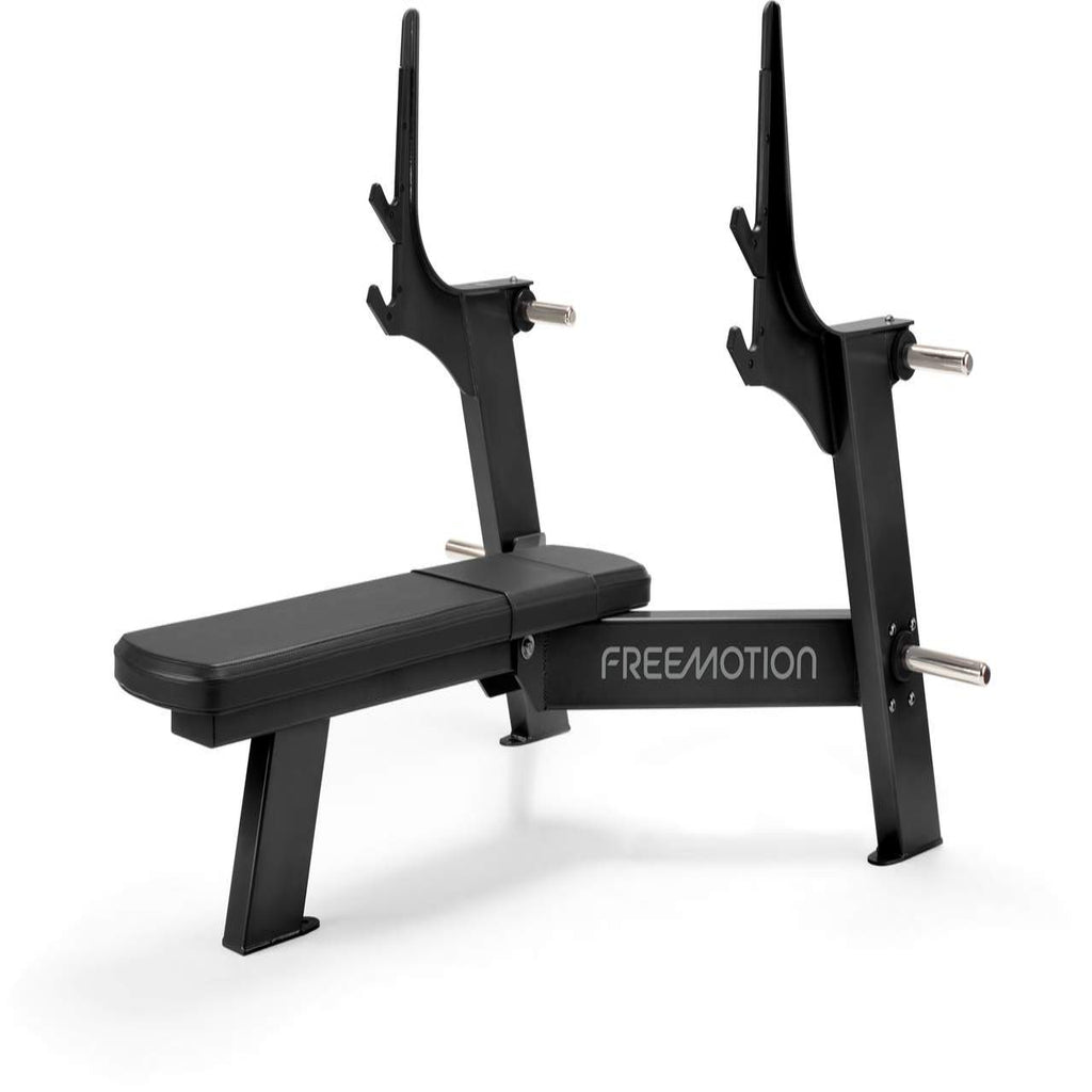 Freemotion Free Weights Olympic Flat Bench — High-Capacity Horizontal Chest Press Station
