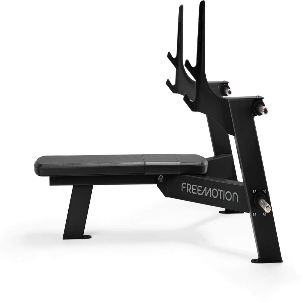 Freemotion Free Weights Olympic Flat Bench — High-Capacity Horizontal Chest Press Station