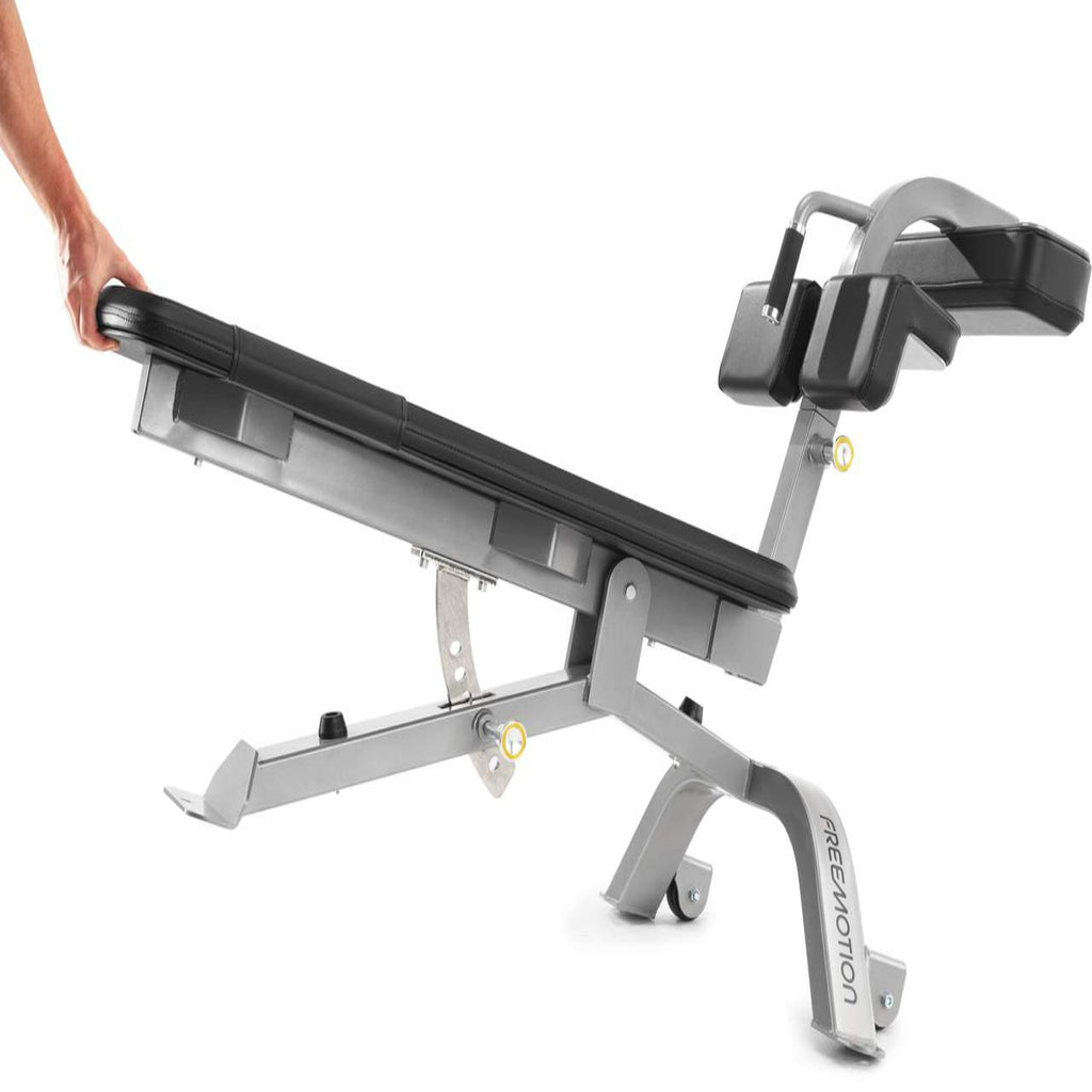 Freemotion Abdominal Bench – Adjustable Multi-Angle Core Strength Station for Commercial Facilities