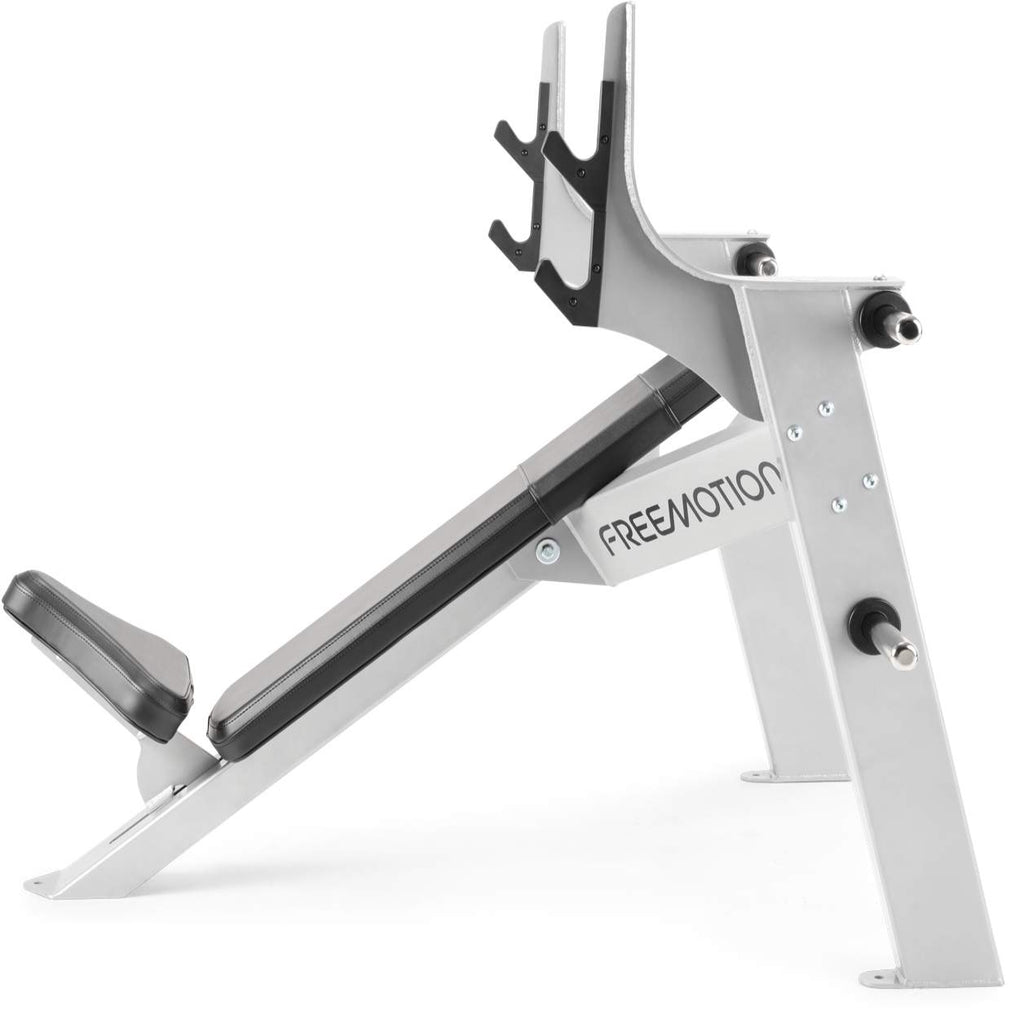 Freemotion Free Weights Olympic Incline Bench — High-Capacity Commercial Upper Body Pressing Station