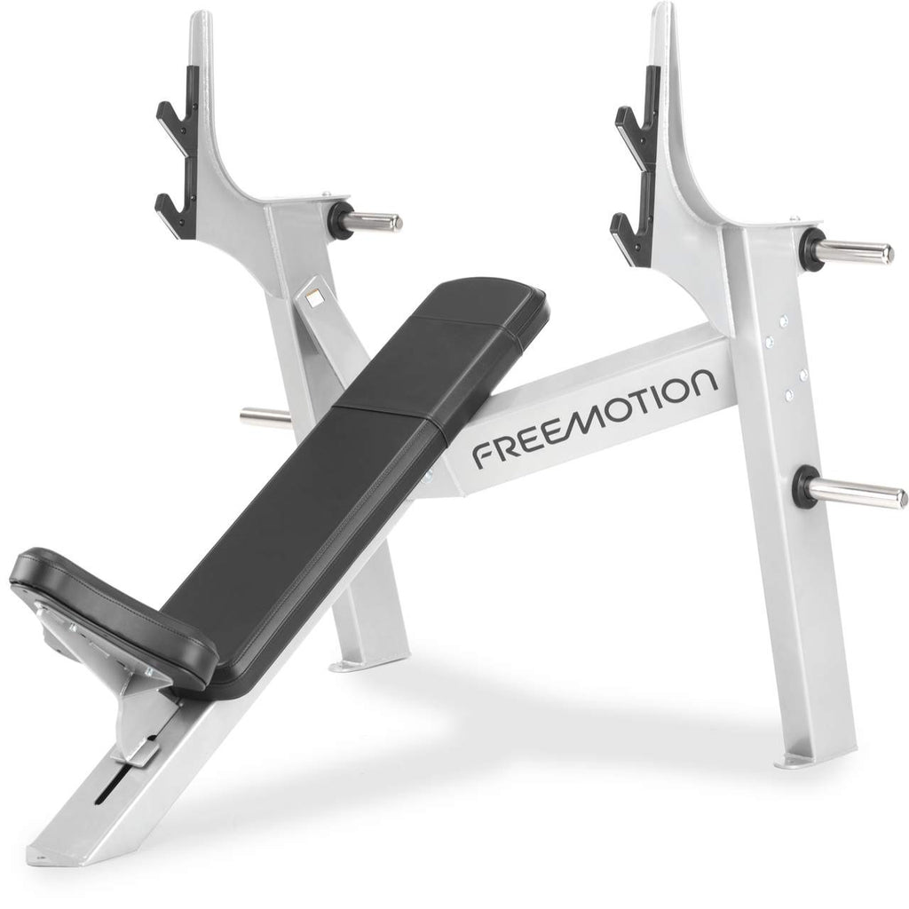 Freemotion Free Weights Olympic Incline Bench — High-Capacity Commercial Upper Body Pressing Station