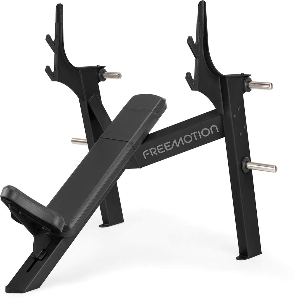Freemotion Free Weights Olympic Incline Bench — High-Capacity Commercial Upper Body Pressing Station