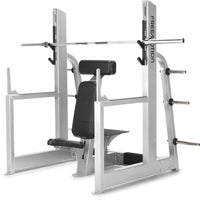 Freemotion Free Weights Olympic Military Press — Heavy-Duty Overhead Shoulder Pressing Station