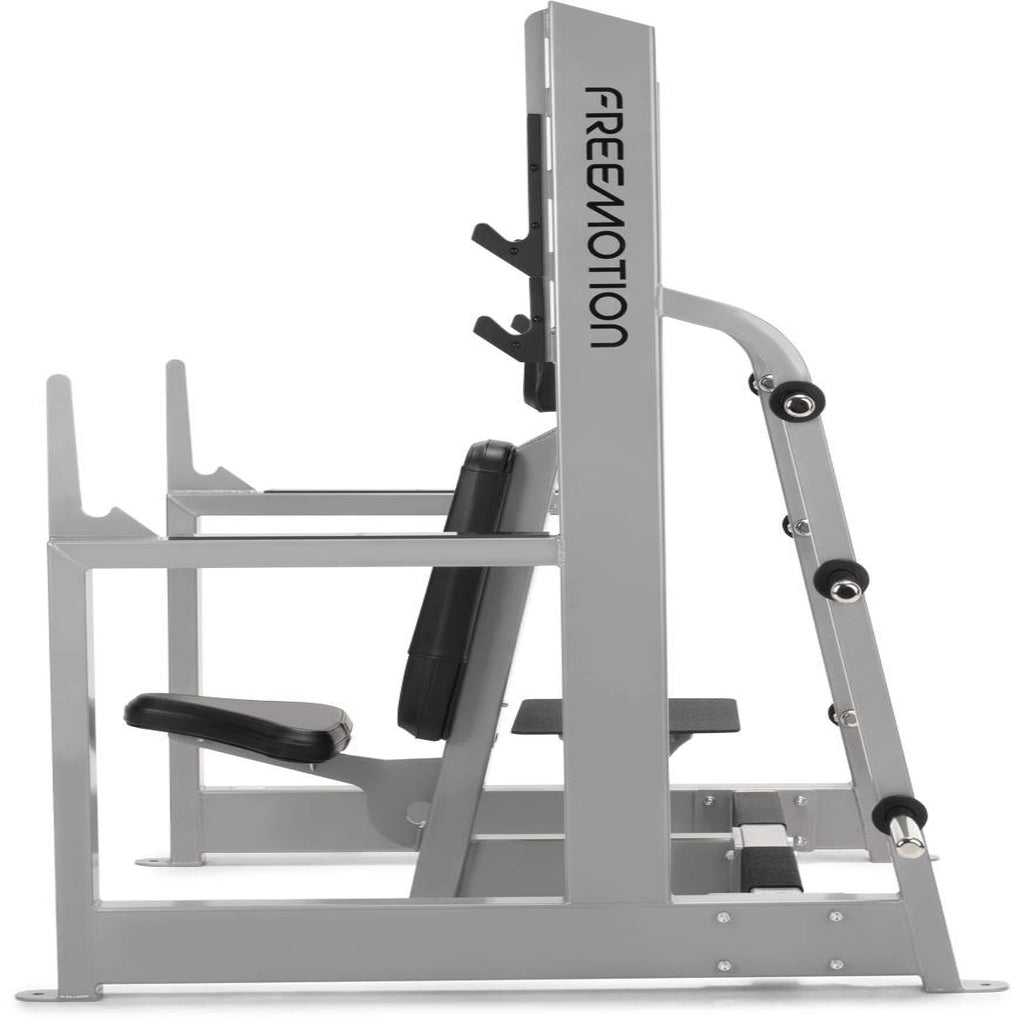 Freemotion Free Weights Olympic Military Press — Heavy-Duty Overhead Shoulder Pressing Station