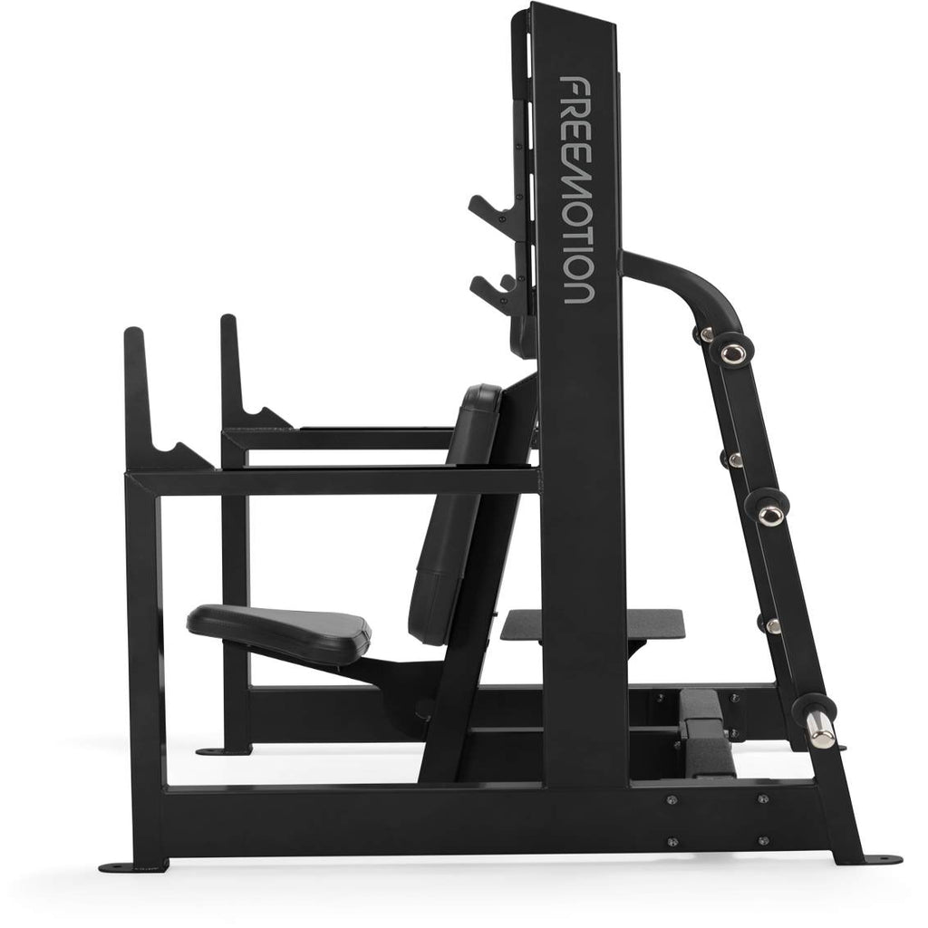 Freemotion Free Weights Olympic Military Press — Heavy-Duty Overhead Shoulder Pressing Station